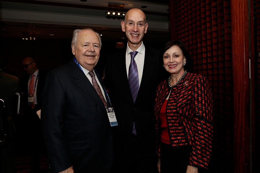 article-image: NBA Commissioner Adam Silver on the passing of Tom Benson