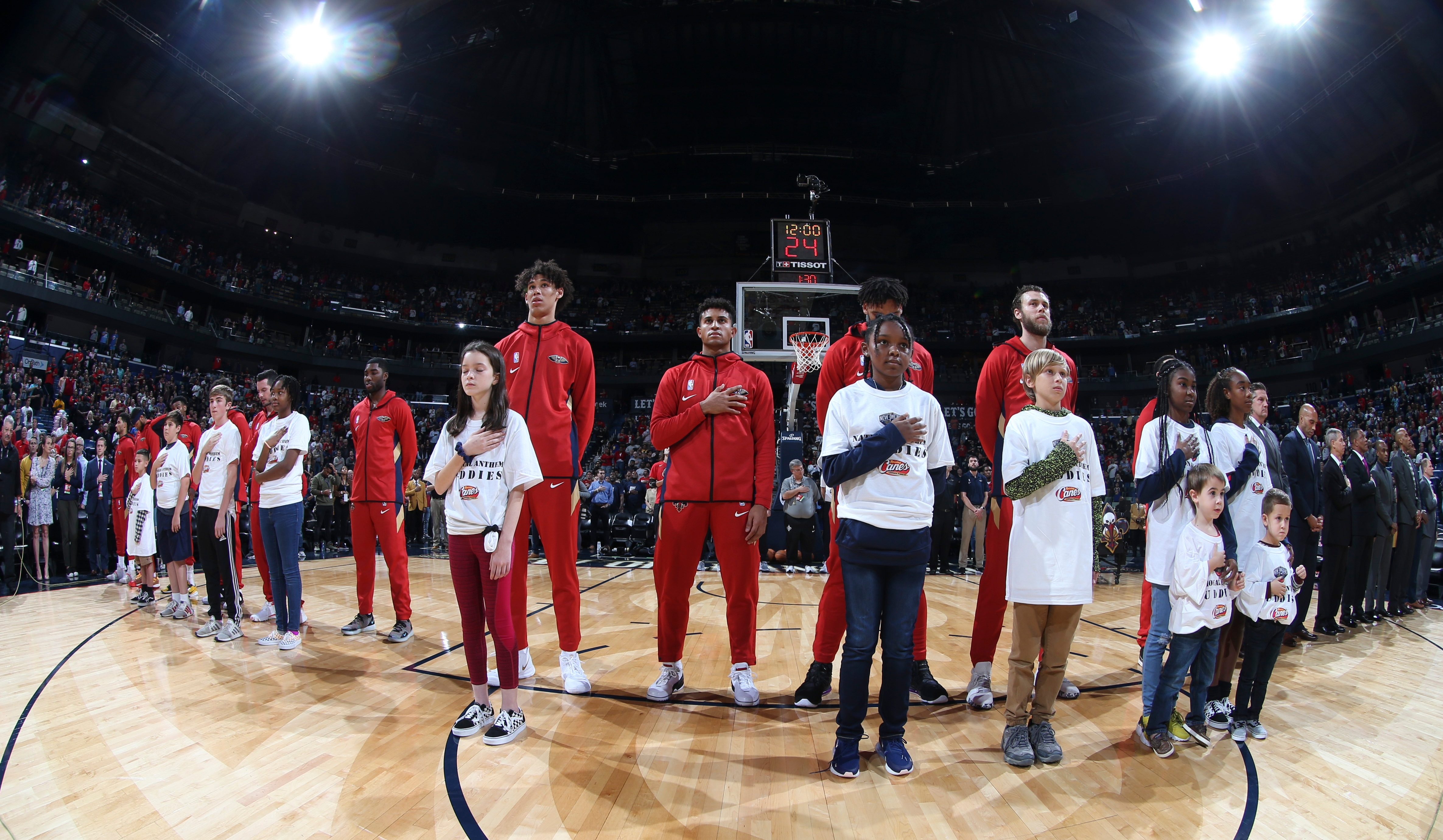 Lightbox-image: Check out entertainment photos from the Pelicans vs. Warriors at the Smoothie King Center on Monday, Oct. 28, 2019....