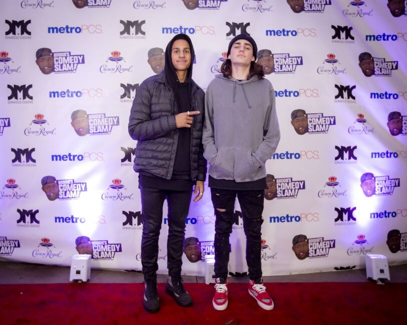 Lightbox-image: Pelicans teammates, friends, and fans gathered to hear comedians Rickey Smiley, Tony Roberts, Red Grant, DC Young Fly, HaHa Davis, Robert Powell, a...