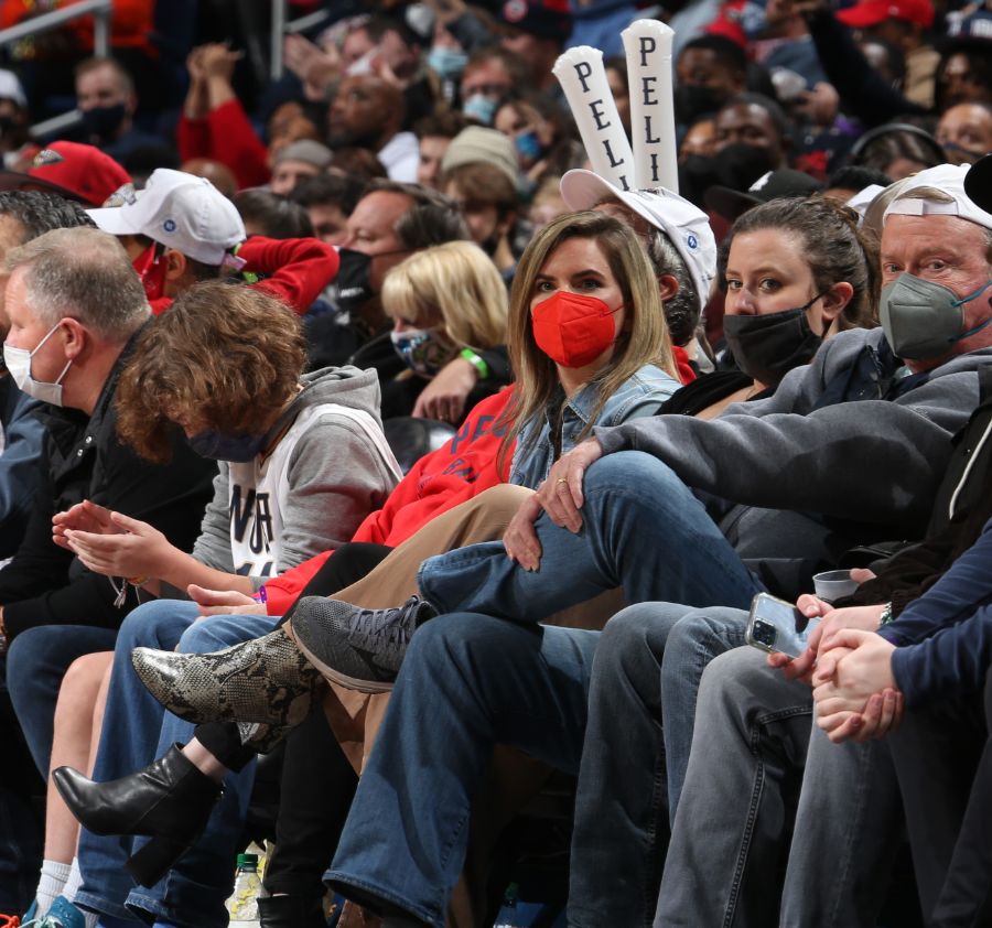 Lightbox-image: See photos of fans, the Pelicans hype team, drumline and more from Saturday's game as the Pelicans battled the Boston Celtics on January 29, 2022....