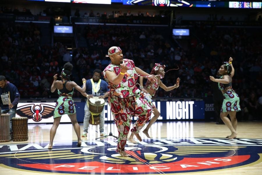 Lightbox-image: Thursday, March 24, 2022 was International Night at the Smoothie King Center. Watch as fans are entertained by performances from around the world, ...