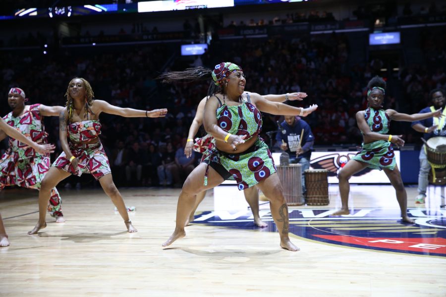 Lightbox-image: Thursday, March 24, 2022 was International Night at the Smoothie King Center. Watch as fans are entertained by performances from around the world, ...