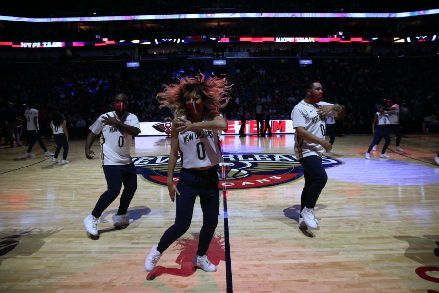 Lightbox-image: The New Orleans hosted the Denver Nuggets on Friday, January 29 as part of a set of back-to-back home games. See fans cheer on the Pelicans along w...