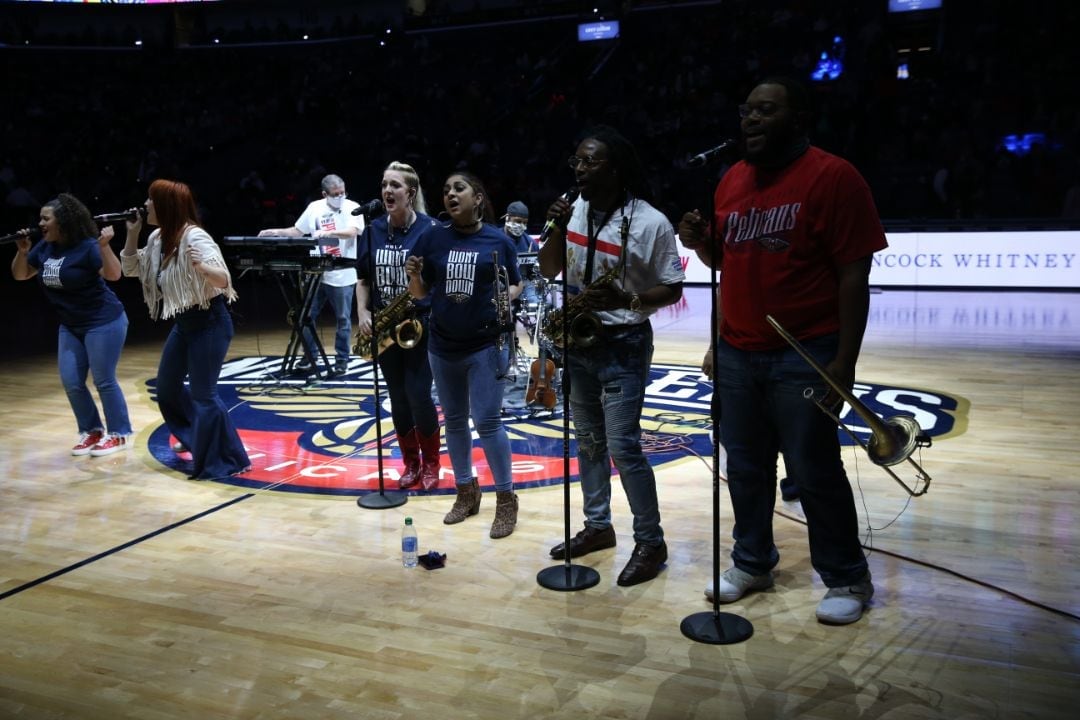 Photos: Fans and Entertainment | Pelicans vs. Raptors 2-14-22