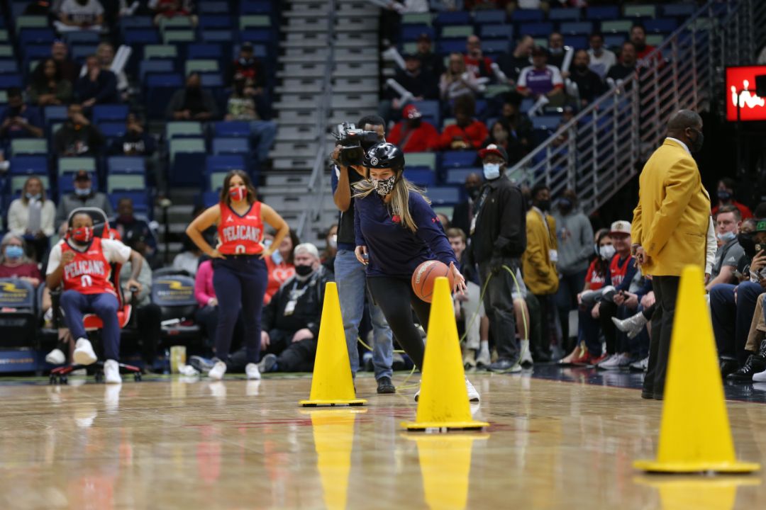 Photos: Fans and Entertainment | Pelicans vs. Raptors 2-14-22