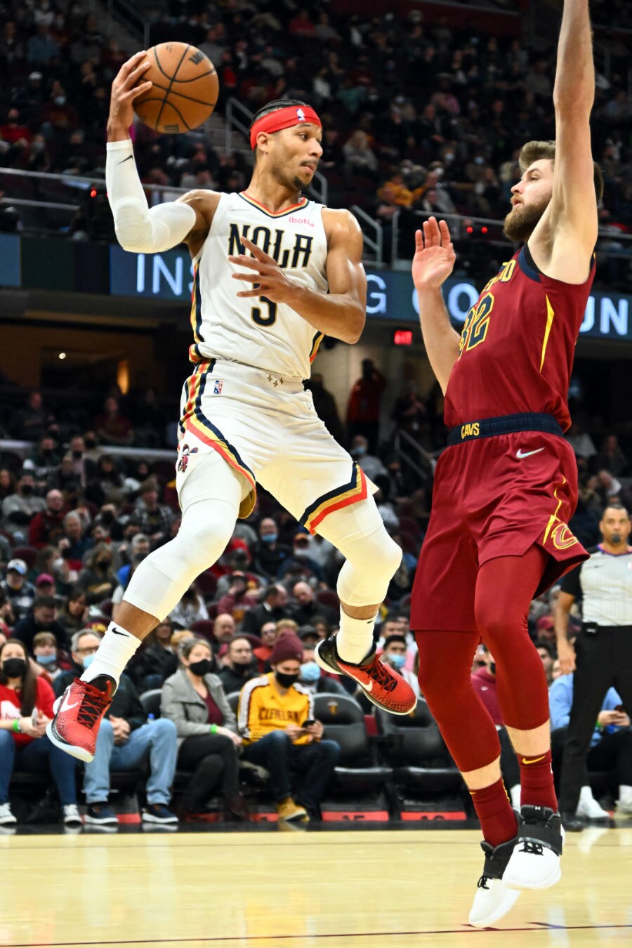 Pelicans at Cavaliers | Game Action Photos 1-31-22