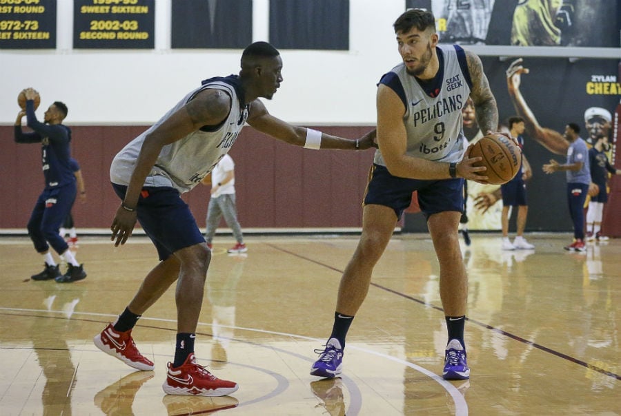 Photos: Pelicans Practice 4-16-22  2022 NBA Playoffs First Round