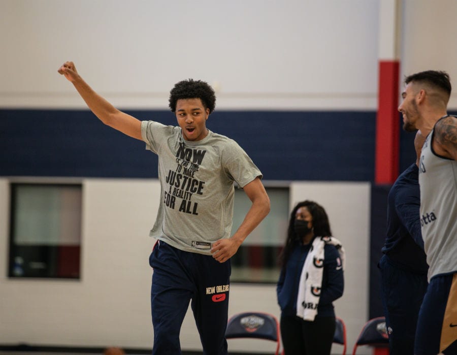Photos: Pelicans Shootaround Practice 3-11-22