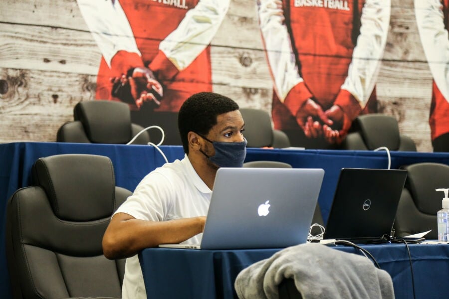 Behind the Scenes Photos: Pelicans Draft Room 2020