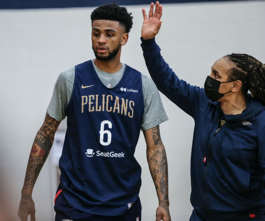 Photos: Pelicans Practice 3-25-21