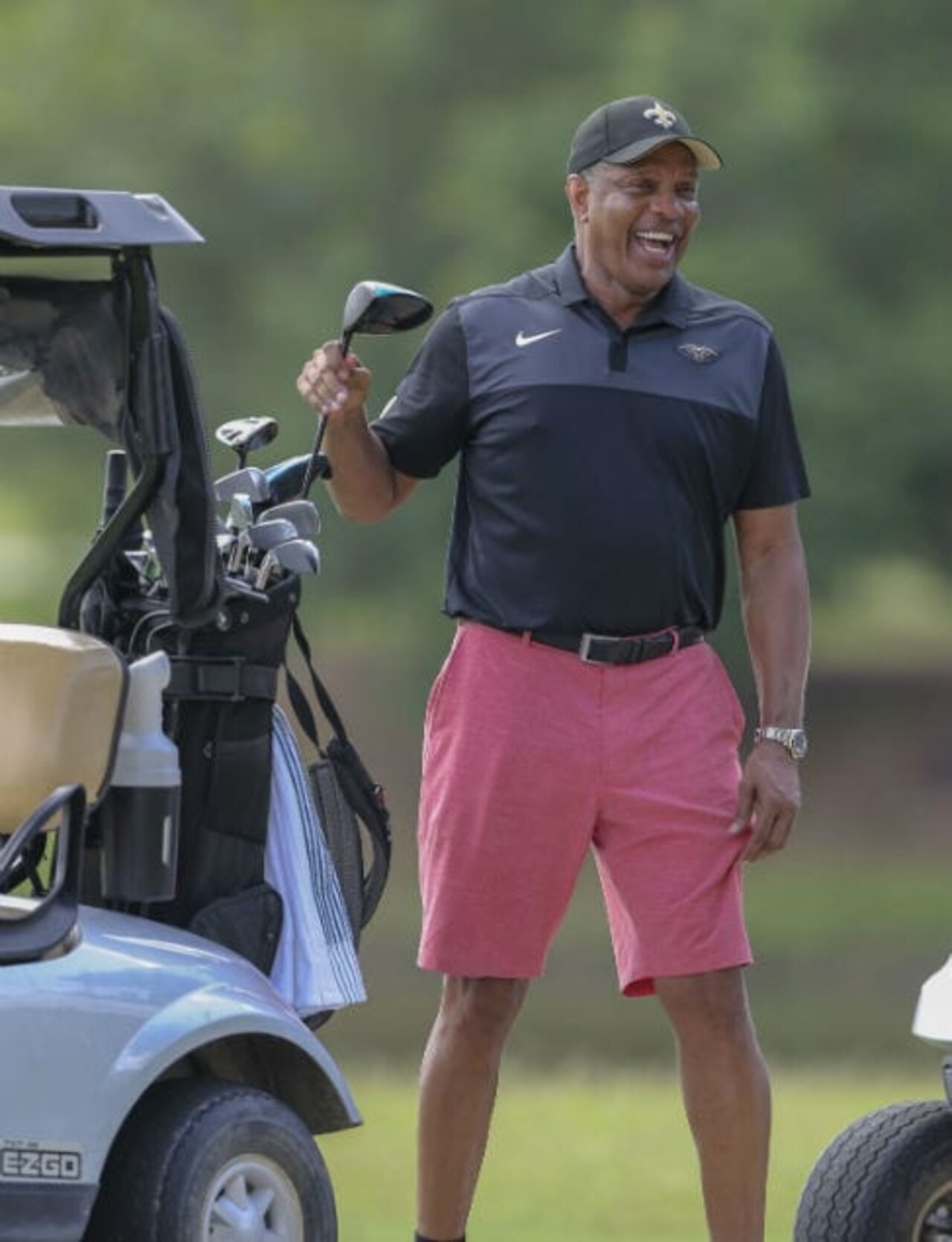 Alvin Gentry participates in the 2019 Saints Hall of Fame Golf ...