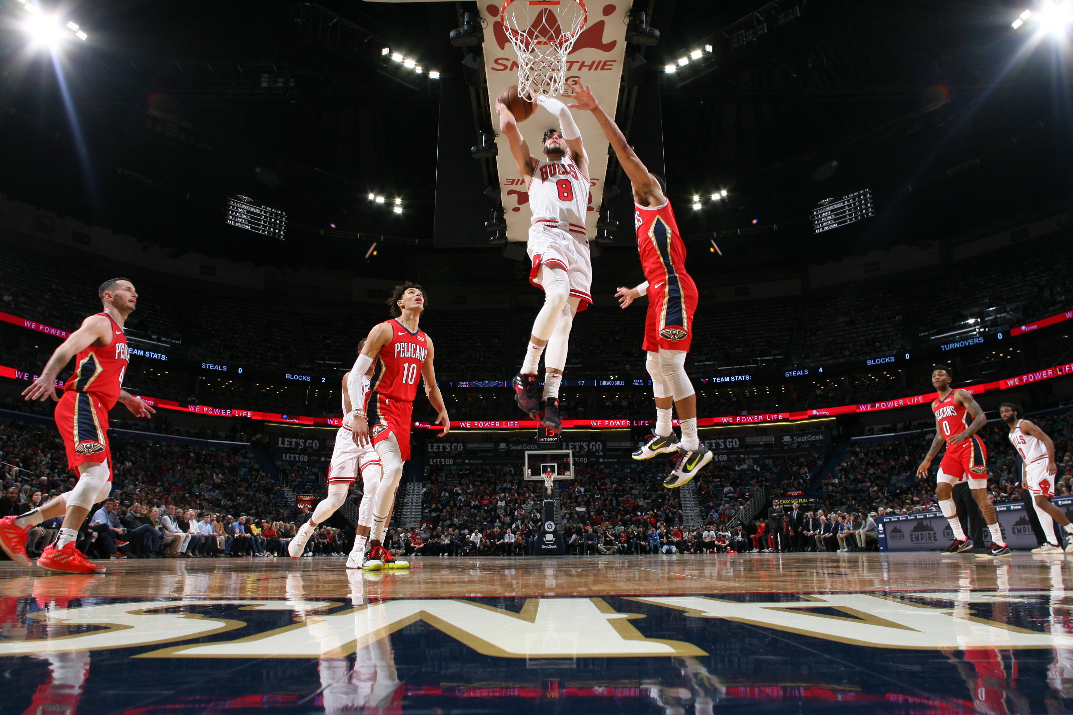 Pelicans vs Bulls Game Action Photos | 2019-20 Game 38 Photo Gallery