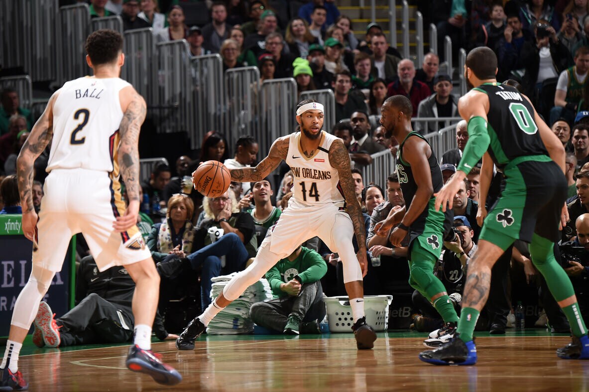 Pelicans vs Celtics Game Action Photos 201920 Game 40 Photo