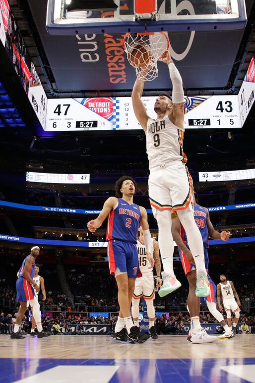 New Orleans Pelicans v Detroit Pistons