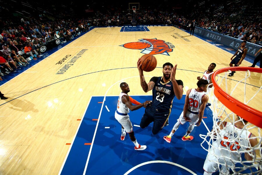Lightbox-image: The New Orleans Pelicans visited the New York Knicks in the Madison Square Garden on Friday, Oct. 5....