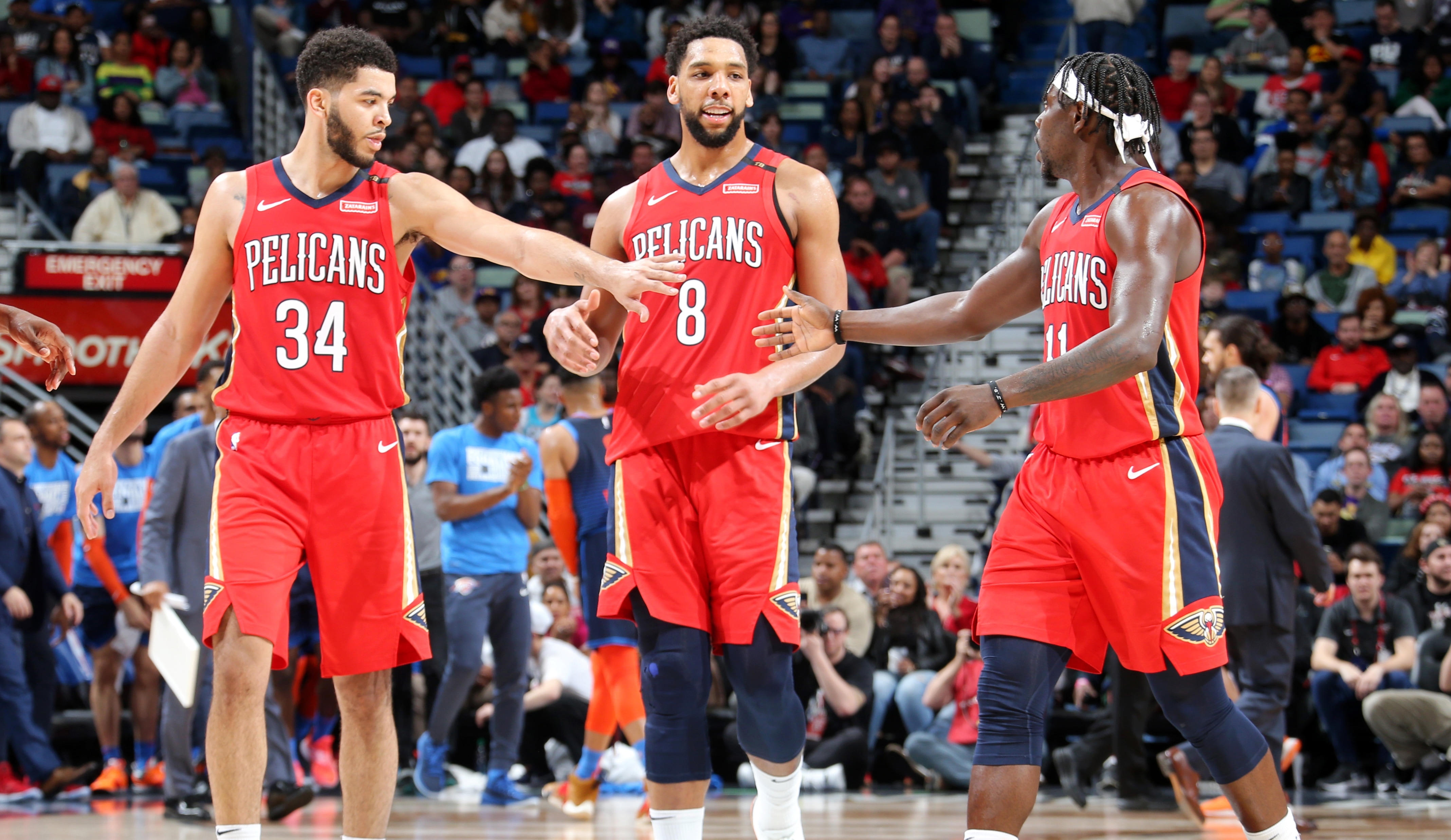 Pelicans using training camp, preseason to determine rotation from a