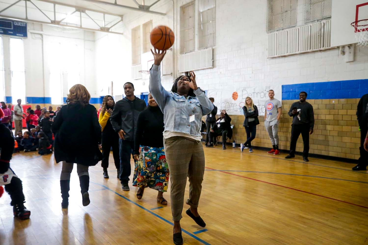 Pistons Fit Clinic Joy Preparatory Academy Photo Gallery