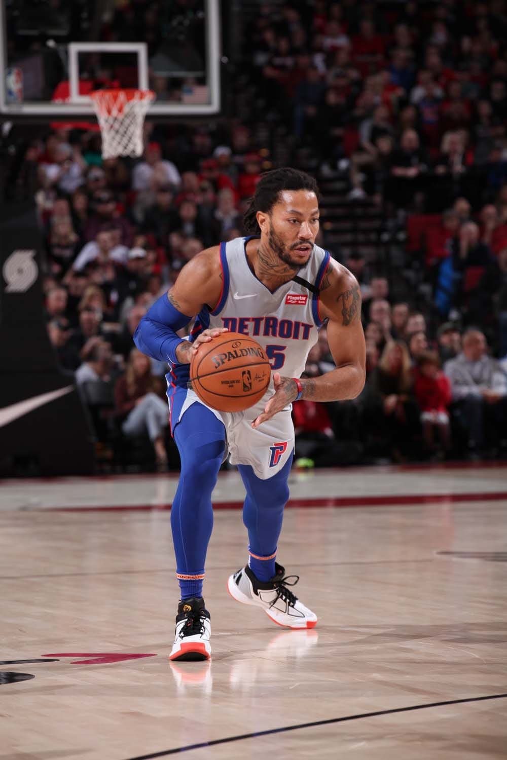 Pistons 104, Blazers 107 Photo Gallery