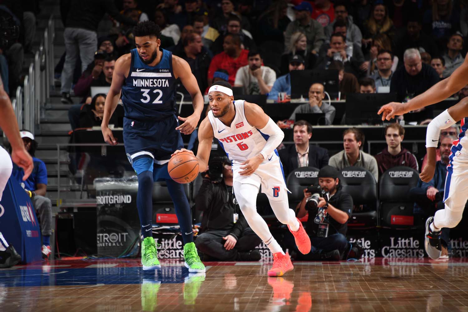 Timberwolves 114, Pistons 131 Photo Gallery