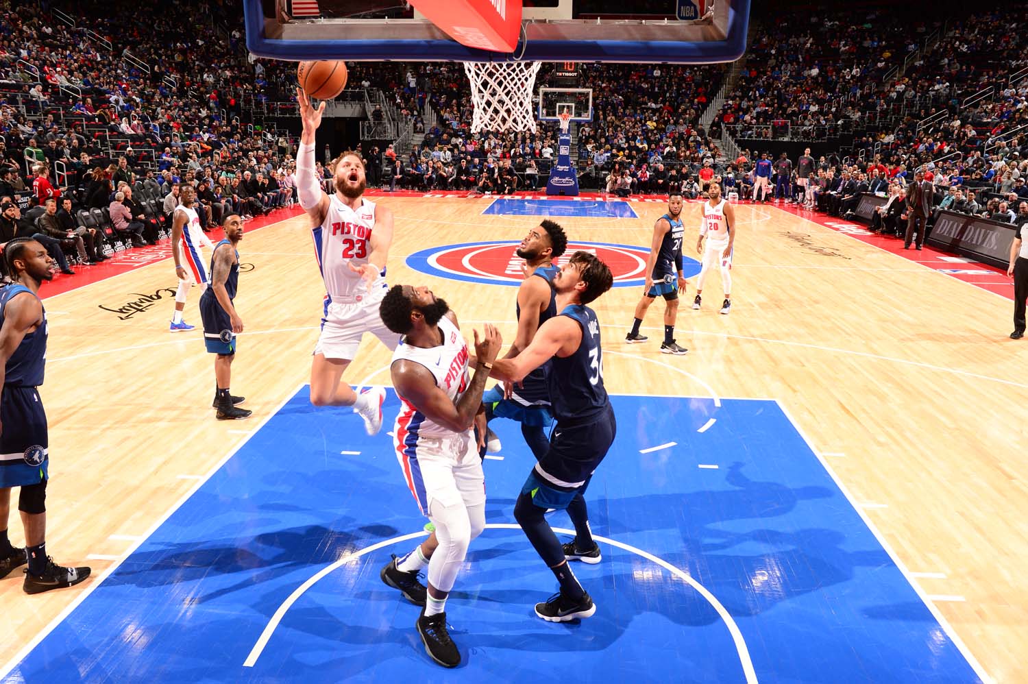 Timberwolves 114, Pistons 131 Photo Gallery