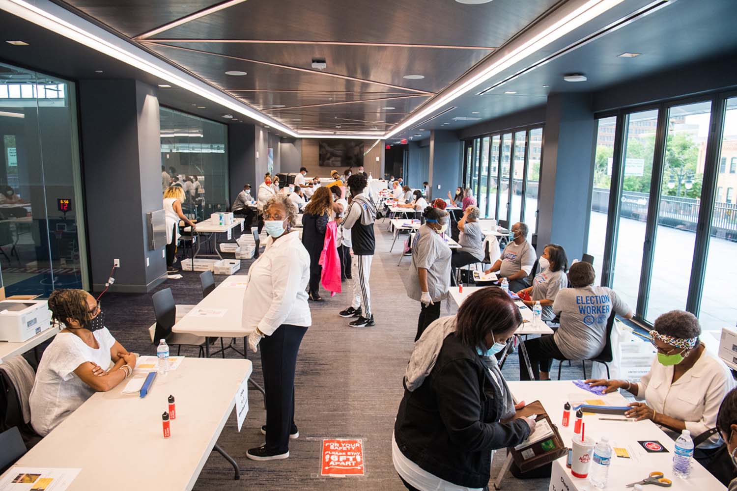 Election Night at the Pistons Performance Center Photo Gallery