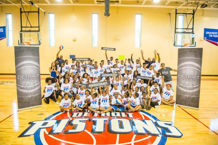 Pistons Fit Clinic presented by Henry Ford Health System Photo Gallery