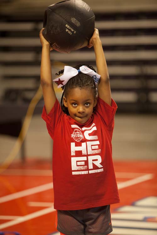 Pistons Academy Cheer Clinic Photo 