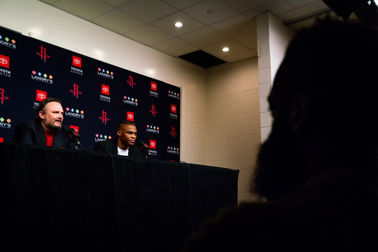 Photos: Westbrook Introduced | Houston Rockets