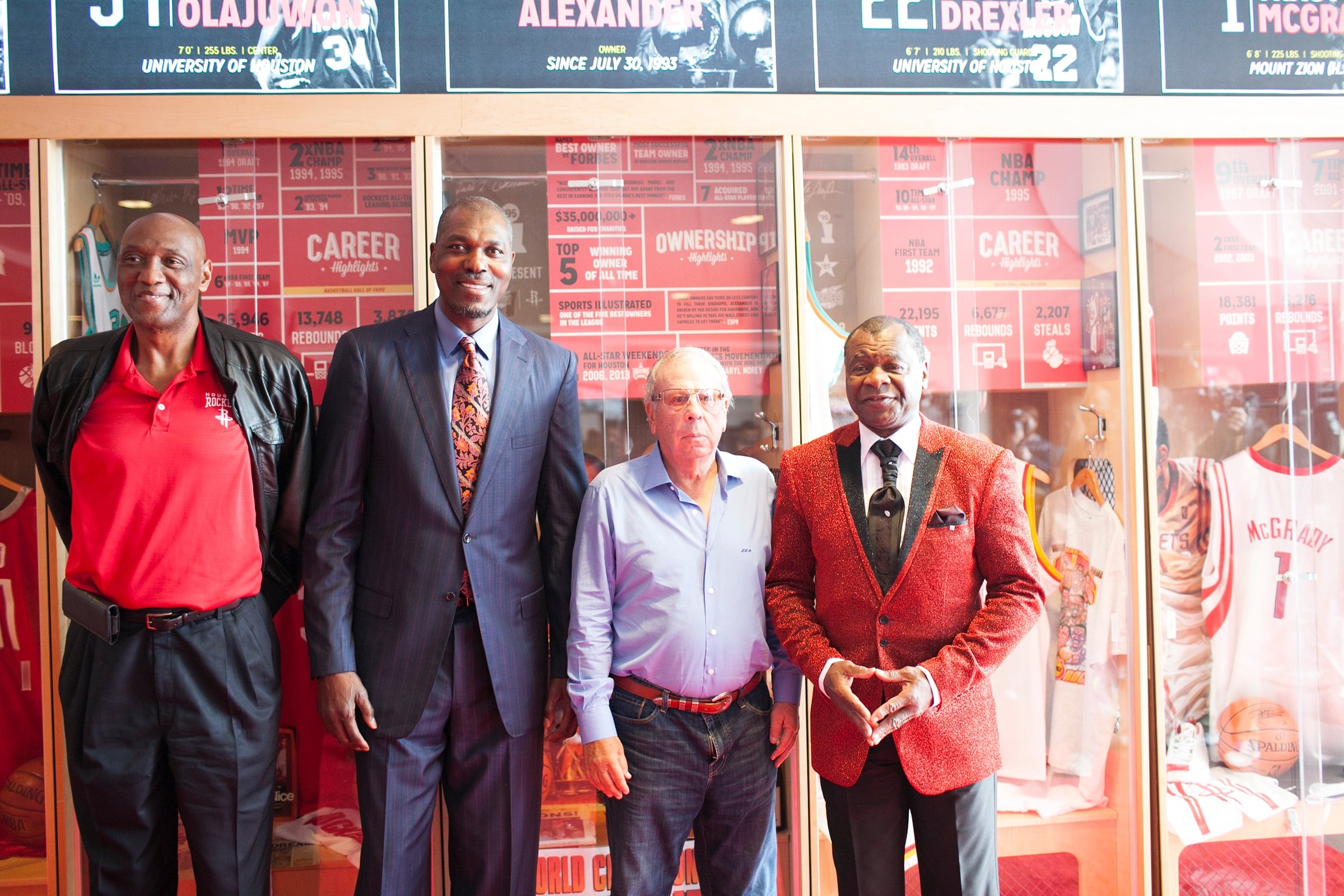 Legends Lockers Unveiling | Houston Rockets