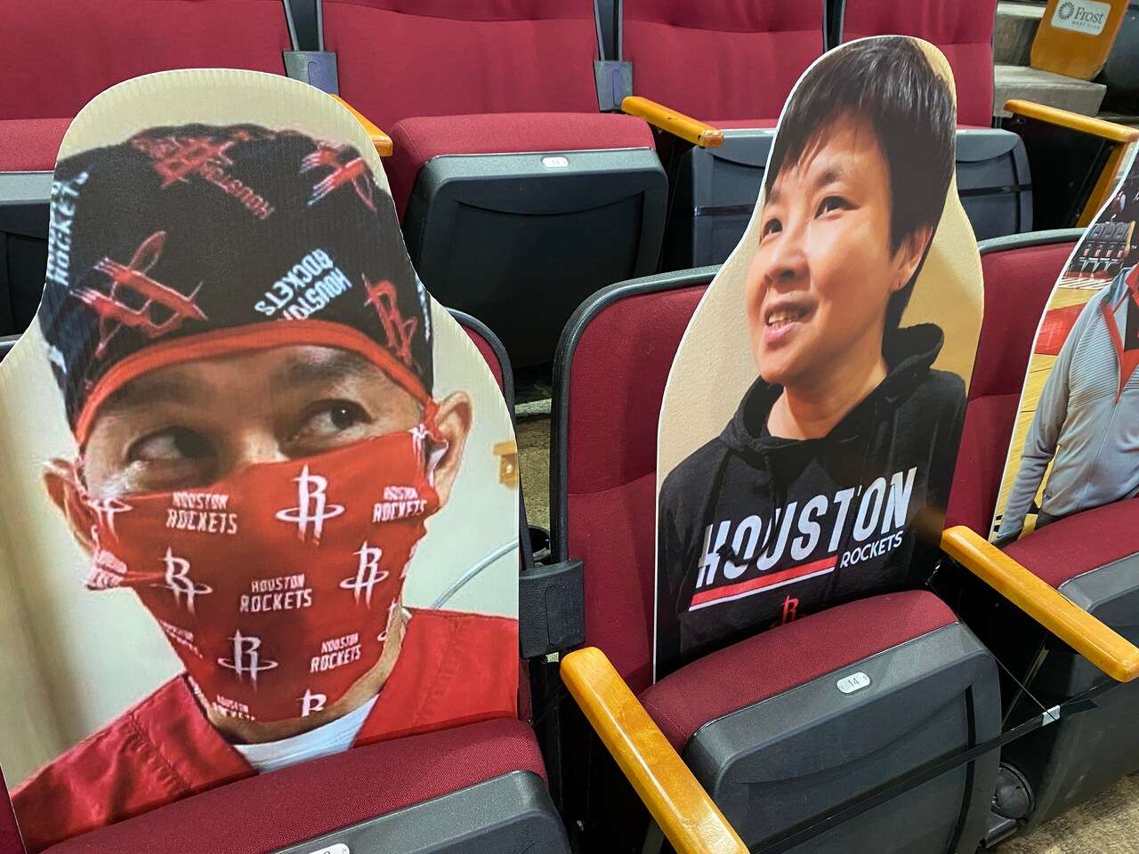 Houston Rockets Fan Cutouts - Section 106 | Houston Rockets
