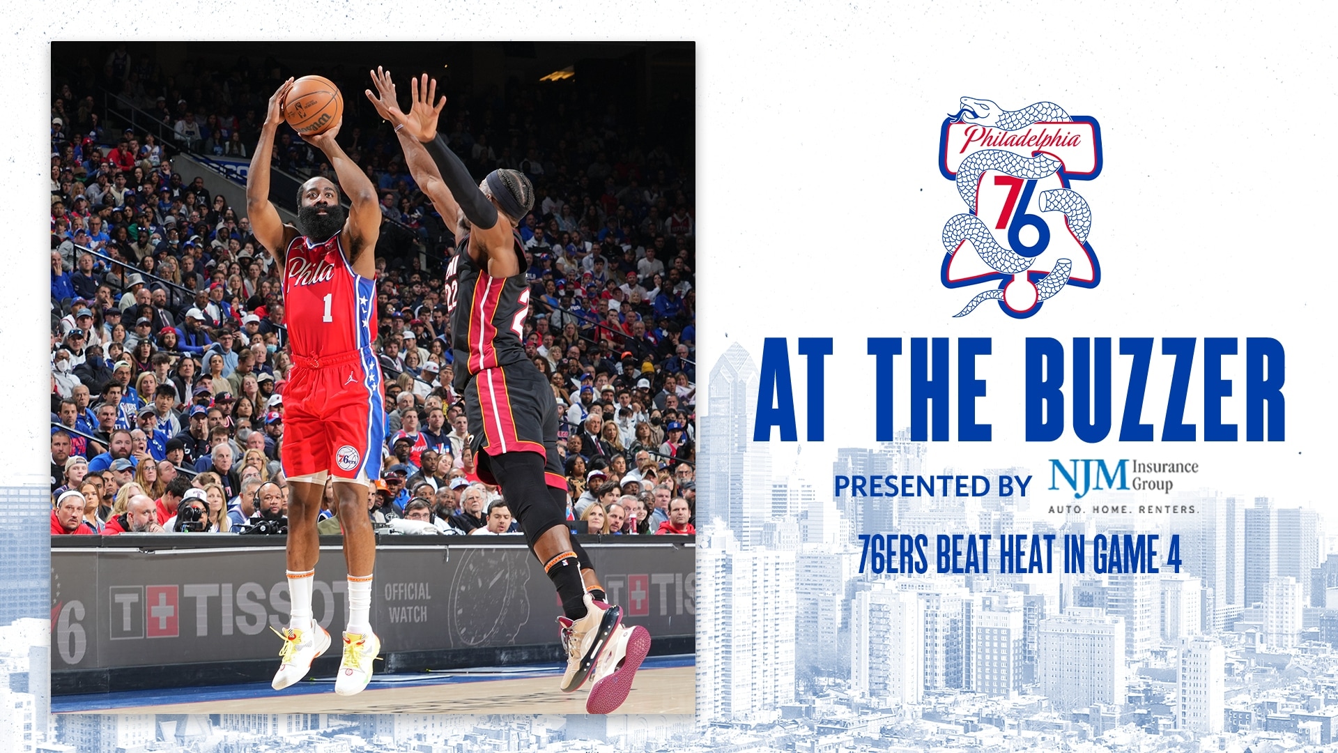 James Harden Leads 76ers Past Heat in Game 4, Series Tied 22