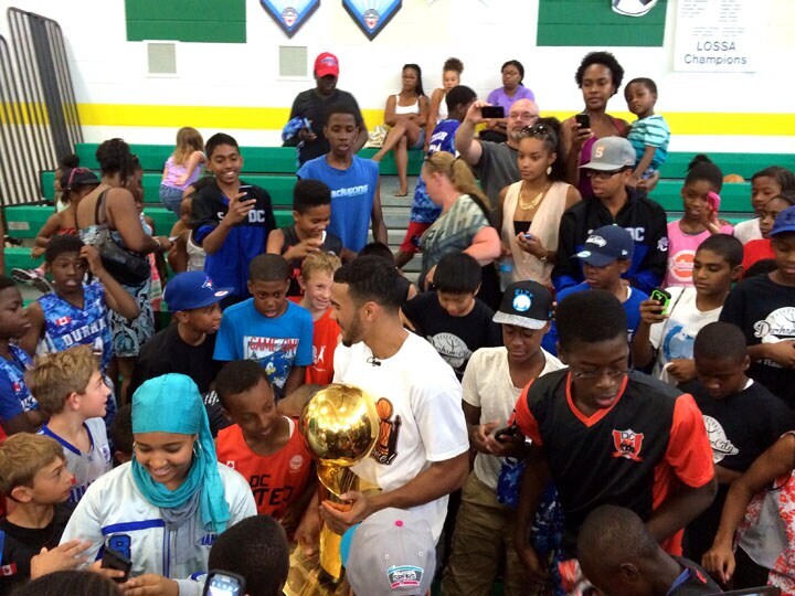 Larry visits Cory's High School and the Set Photo Gallery