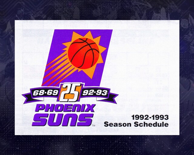 Phoenix Suns History Pocket Schedules Photo Gallery