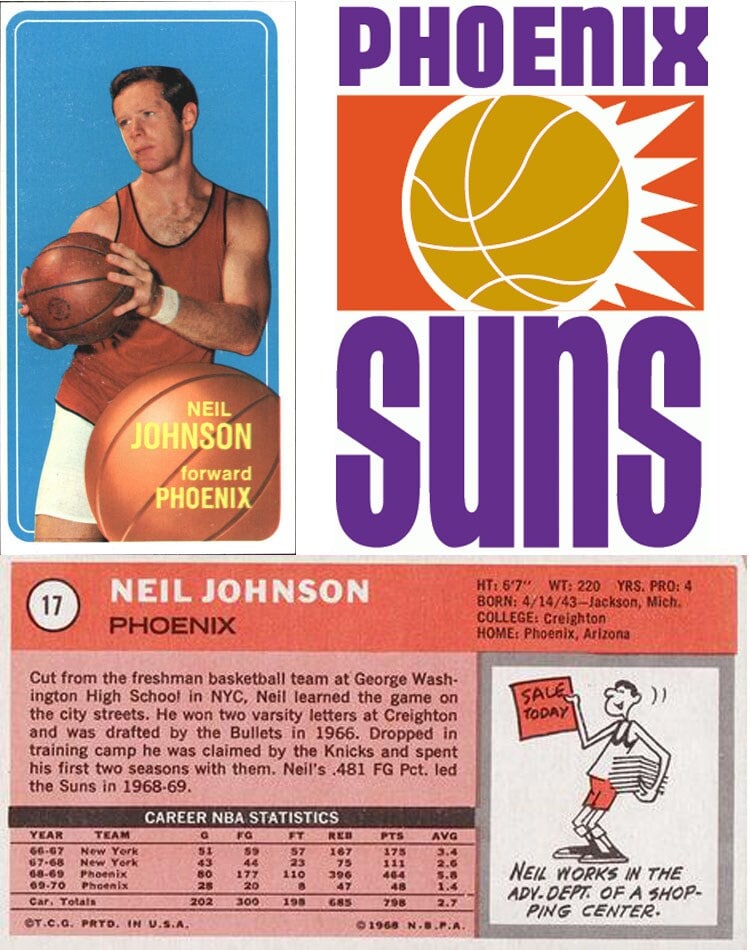 Phoenix Suns Trading Cards: 1970s | Phoenix Suns
