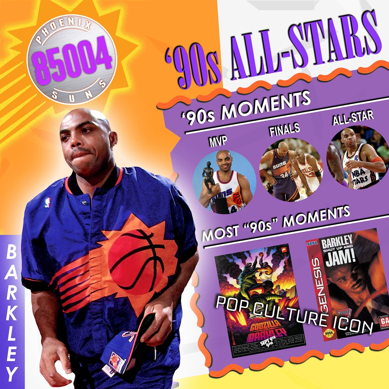90s Week: All-Star Infographics | Phoenix Suns