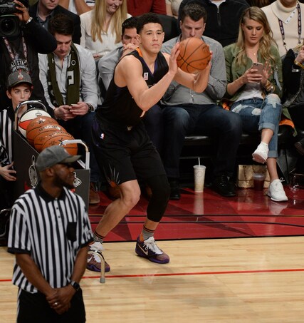 2016 NBA All-Star Three-Point Contest: Devin Booker | Phoenix Suns