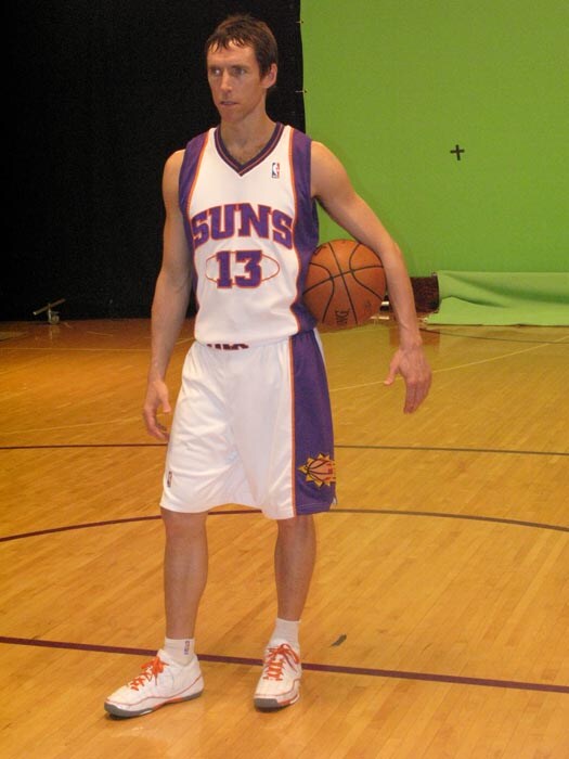 Steve Nash Commercial Shoot Photo Gallery