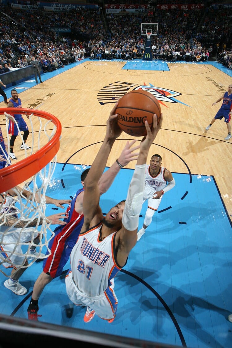 Thunder vs. Pistons Nov. 27, 2015 Photo Gallery