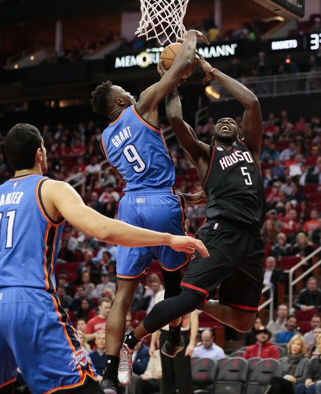Thunder at Rockets Jan. 5, 2017 Photo Gallery