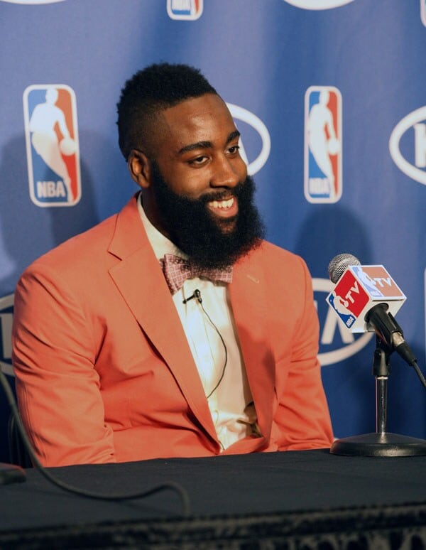 James Harden Sixth Man of the Year Photo Gallery