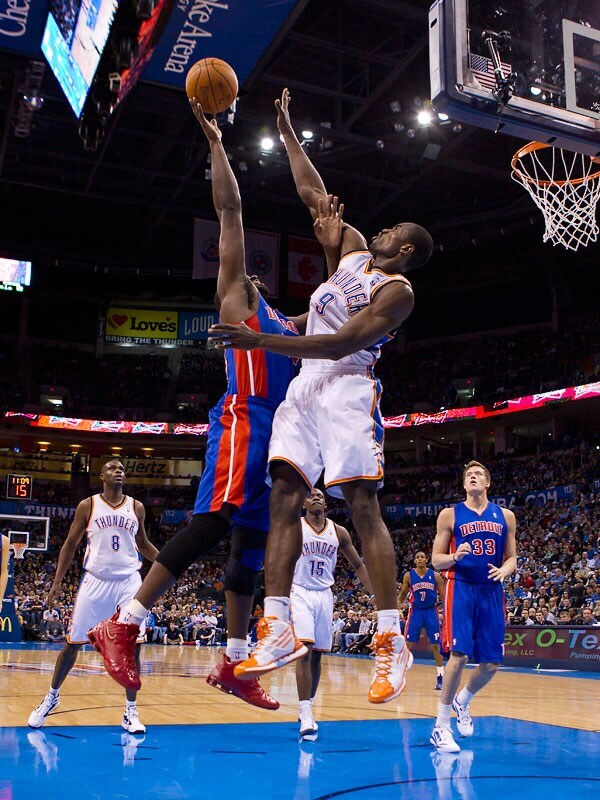 Second Look Thunder vs. Pistons Photo Gallery
