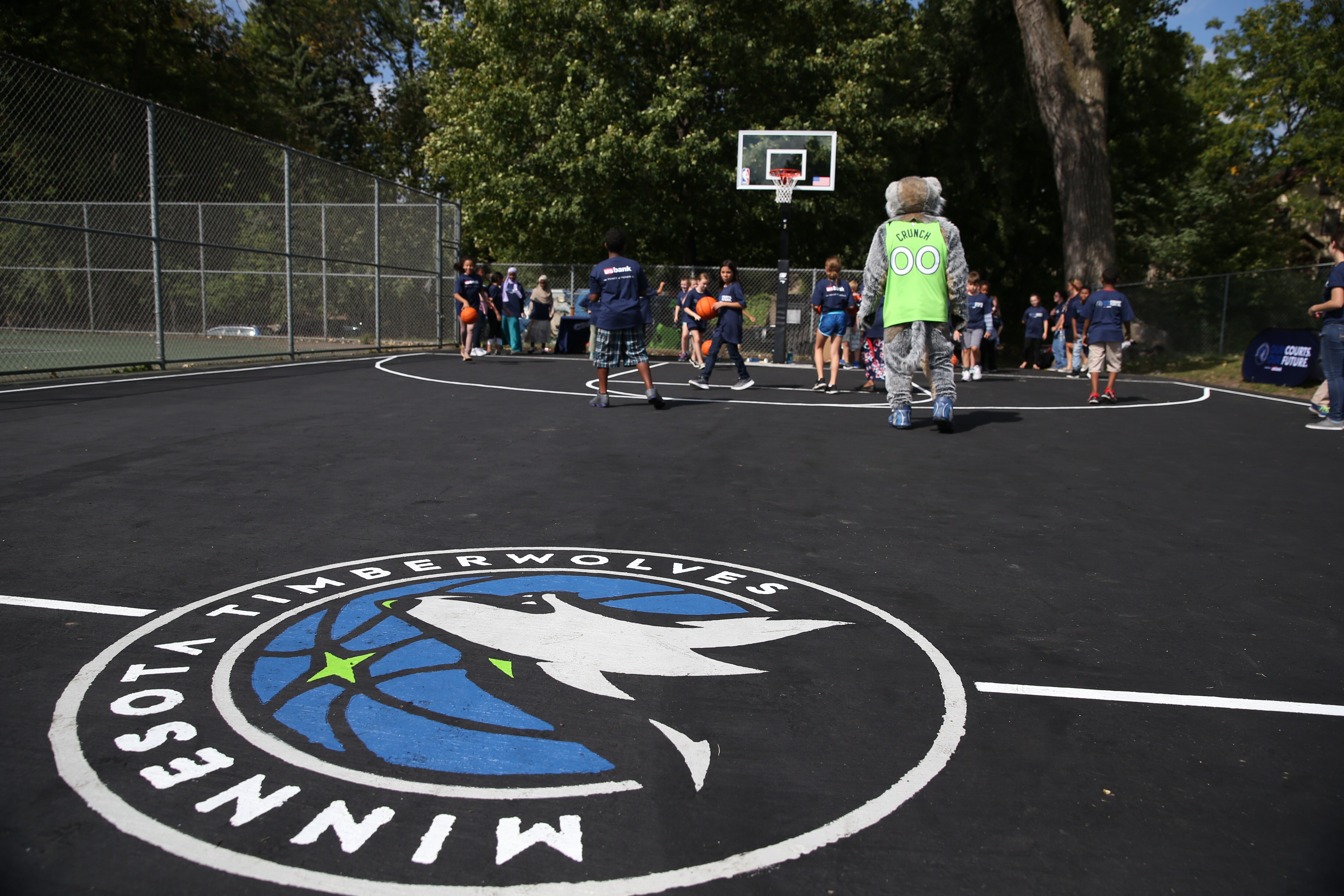 Gallery Timberwolves and U.S. Bank Unveil Court in St. Paul Photo