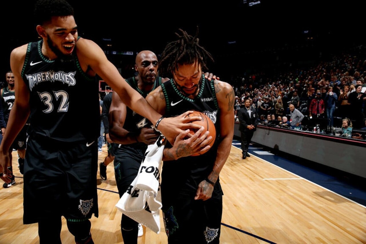 Derrick Rose's Career Night In Photos | Minnesota Timberwolves
