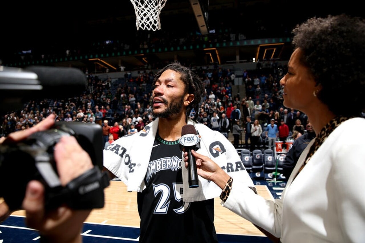 Derrick Rose's Career Night In Photos | Minnesota Timberwolves