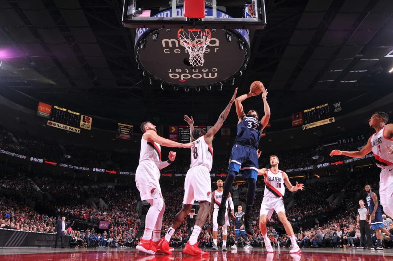 Gallery | Wolves Fall To Blazers In Portland | Minnesota Timberwolves