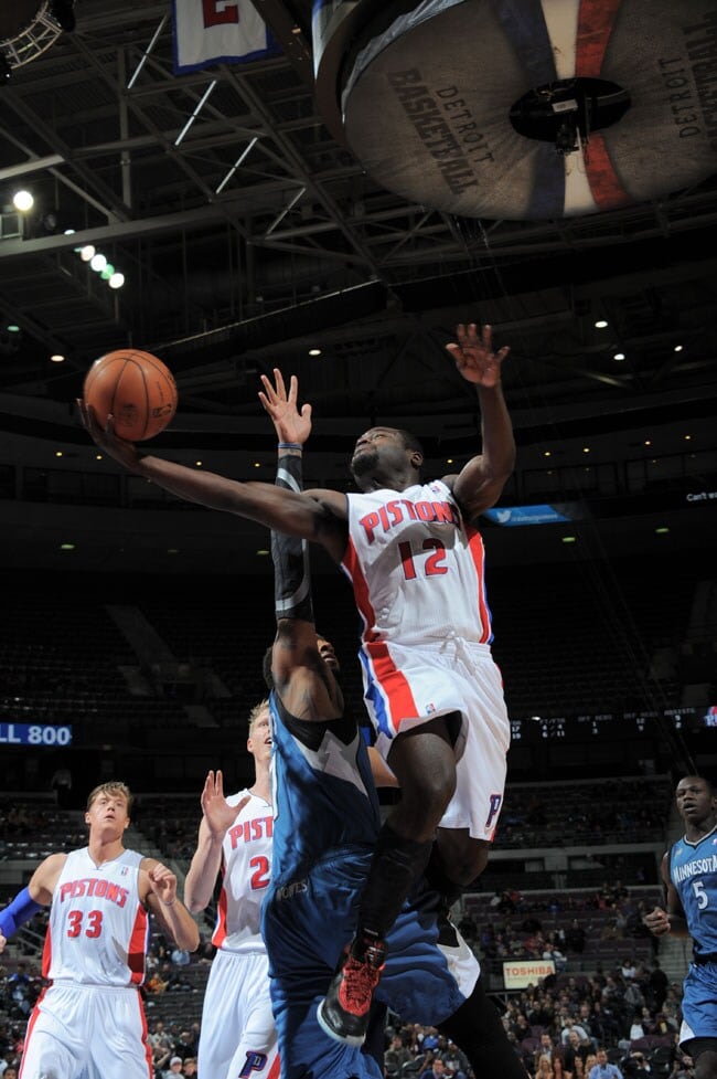 Wolves vs. Pistons October 24, 2013 Photo Gallery
