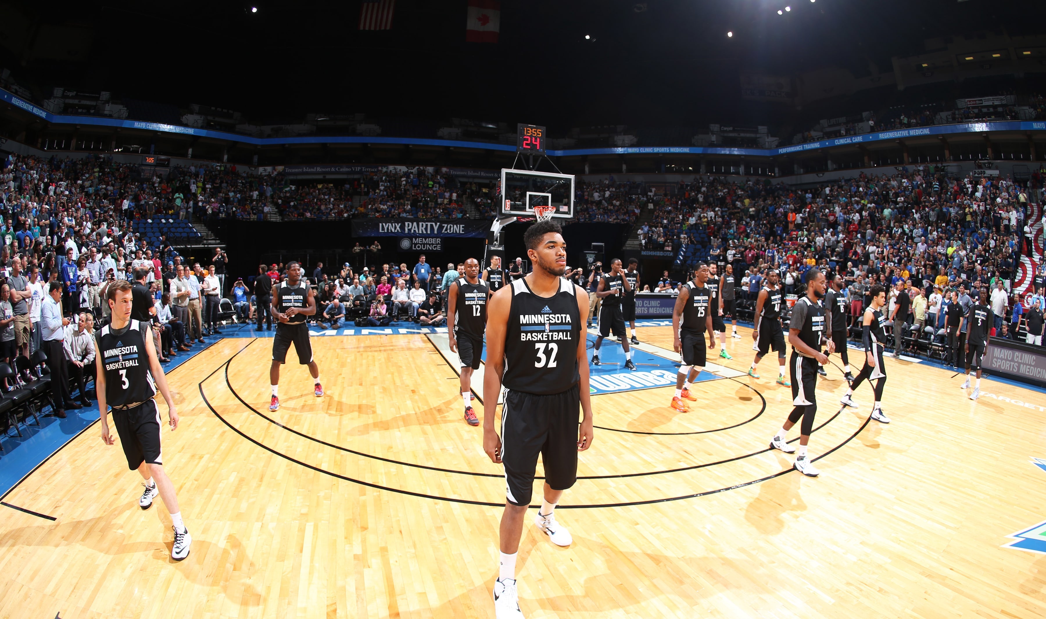 Fans Pack Target Center For Summer Showcase