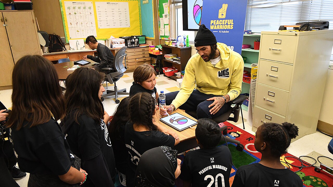 Warriors and Adobe Team Up for AntiBullying Campaign