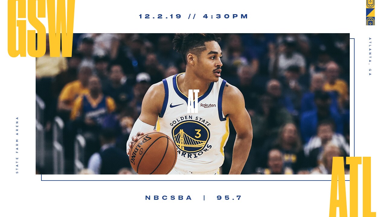 Game Preview: Warriors at Hawks - 12/2/19 | Golden State Warriors