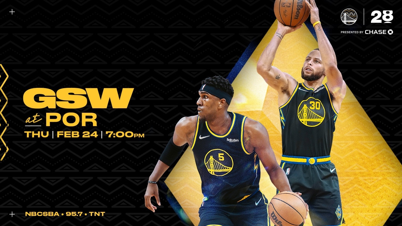 Game Preview Warriors at Trail Blazers 2/24/22
